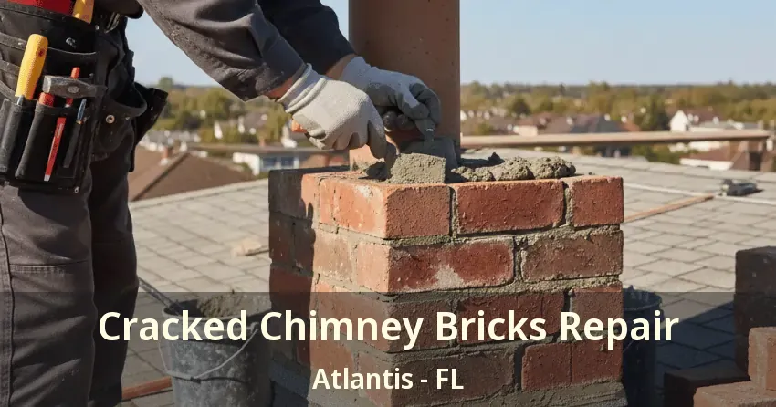 Cracked Chimney Bricks Repair Atlantis - FL
