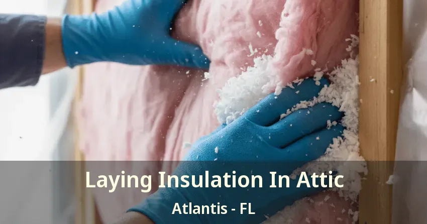 Laying Insulation In Attic Atlantis - FL